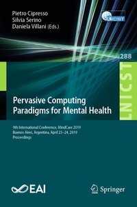 Abbildung von: Pervasive Computing Paradigms for Mental Health - Springer