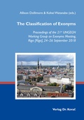 Cover: The Classification of Exonyms - Kovac, Dr. Verlag