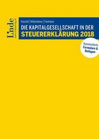 Abbildung von: Die Kapitalgesellschaft in der Steuererklärung 2018 - Linde