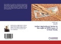 Cover: Indian Agricultural Sector in the Light of WTO Laws - LAP Lambert Academic Publishing
