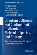 Cover: Quantum Collisions and Confinement of Atomic and Molecular Species, and Photons - Springer