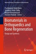 Cover: Biomaterials in Orthopaedics and Bone Regeneration - Springer