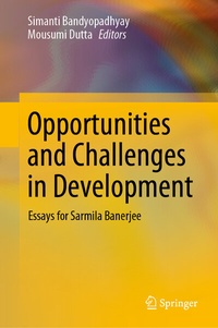 Enlarge image Cover: Opportunities and Challenges in Development - Springer