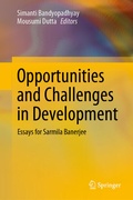 Cover: Opportunities and Challenges in Development - Springer