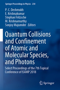 Abbildung von: Quantum Collisions and Confinement of Atomic and Molecular Species, and Photons - Springer
