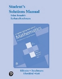 Enlarge image Cover: A Student Solutions Manual for Problem Solving Approach to Mathematics for Elementary School Teachers - Pearson
