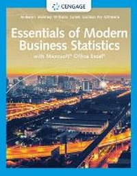 Enlarge image Cover: Essentials of Modern Business Statistics with MicrosoftA (R) ExcelA (R) - South-Western College Publishing