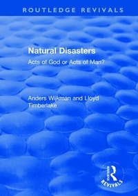 Enlarge image Cover: Natural Disasters - Routledge