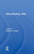 Cover: China Briefing, 1992 - Routledge