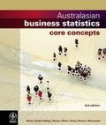 Cover: Australasian Business Statistics Core Concepts - Wiley