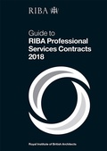 Cover: Guide to RIBA Professional Services Contracts 2018 - RIBA Publishing