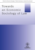 Cover: Towards an Economic Sociology of Law - Wiley