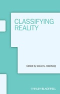 Cover: Classifying Reality - Wiley-Blackwell