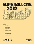 Cover: Superalloys 2012 - Wiley-TMS