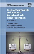 Cover: Local Accountability and National Coordination in Fiscal Federalism - Edward Elgar Publishing