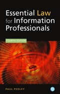 Cover: Essential Law for Information Professionals - Facet Publishing
