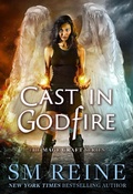 Cover: Cast in Godfire (The Mage Craft Series, #5) - Red Iris Books