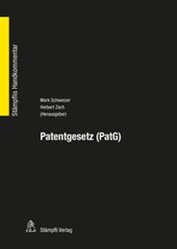 Abbildung von: Patentgesetz PatG - Stämpfli Verlag