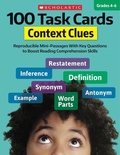 Cover: 100 Task Cards: Context Clues - Scholastic Teaching Resources