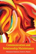 Cover: Communication and Relationship Maintenance - Cognella, Inc