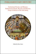 Cover: Institutional Practice and Memory - Parliamentary People, Records and Histories - Wiley