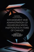 Cover: Management and Administration of Higher Education Institutions in Times of Change - Emerald Publishing Limited