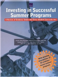 Enlarge image Cover: Investing in Successful Summer Programs - RAND