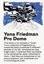 Cover: Yona Friedman / Pro Domo - Actar