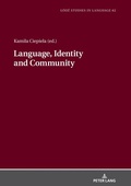 Cover: Language, Identity and Community - Peter Lang Verlag
