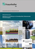 Cover: Methode zur Ermittlung von Umweltprofilen fluktuierender Stromerzeugung - Fraunhofer Verlag