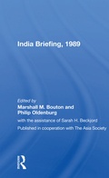 Cover: India Briefing, 1989 - Routledge