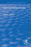 Cover: Razos and Troubadour Songs - Routledge