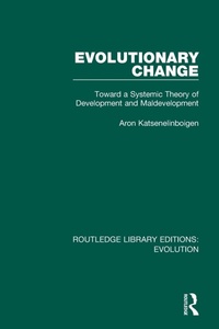 Enlarge image Cover: Evolutionary Change - Routledge