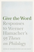 Cover: Give the Word - University of Nebraska Press