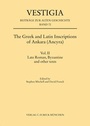 Cover: The Greek and Latin Inscriptions of Ankara (Ancyra) - C.H.BECK