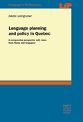 Cover: Language planning and policy in Quebec - Narr Francke Attempto