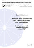 Cover: Analyse und Optimierung des Datenaustauschs von 3D-Modellen - Shaker