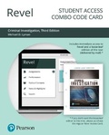 Cover: Revel for Criminal Investigation (Justice Series) -- Combo Access Cards - Pearson