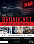 Cover: Broadcast Announcing Worktext - Routledge