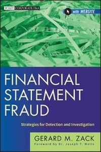 Enlarge image Cover: Financial Statement Fraud + Website - Strategies for Detection and Investigation - Wiley