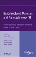 Cover: Nanostructured Materials and Nanotechnology VI, Volume 33, Issue 7 - Wiley