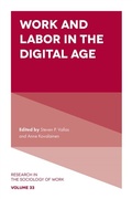 Cover: Work and Labor in the Digital Age - Emerald Publishing Limited