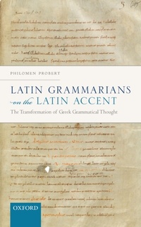 Abbildung von: Latin Grammarians on the Latin Accent - OUP eBook