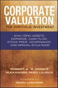 Bild vergrößern Bild: Corporate Valuation for Portfolio Investment: Analyzing Assets, Earnings, Cash Flow, Stock Price, Governance and Special Situations - Wiley