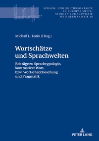 Abbildung von: Wortschätze und Sprachwelten - Peter Lang Verlag