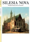 Cover: Silesia Nova. Zeitschrift f&uuml;r Kultur und Geschichte / Silesia Nova - Neisse Verlag