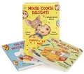 Cover: Mouse Cookie Delights: 3 Board Book Bites: The Best Mouse Cookie; Happy Birthday, Mouse!; Time for School, Mouse! - HarperCollins