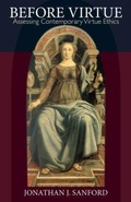 Cover: Before Virtue - The Catholic University of America Press