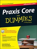 Cover: Praxis Core For Dummies, with Online Practice Tests - Wiley