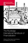 Cover: The Routledge International Handbook of Financialization - Routledge